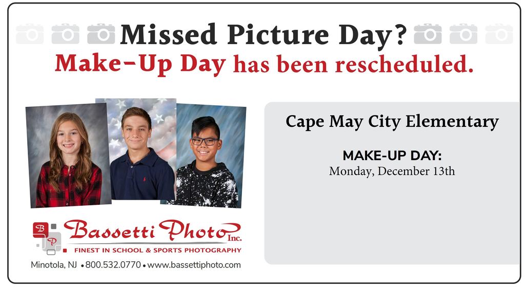 Make-Up Picture Day Rescheduled 